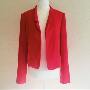 ❤️Tea & Cup gorgeous Red blazer w/ satin lining